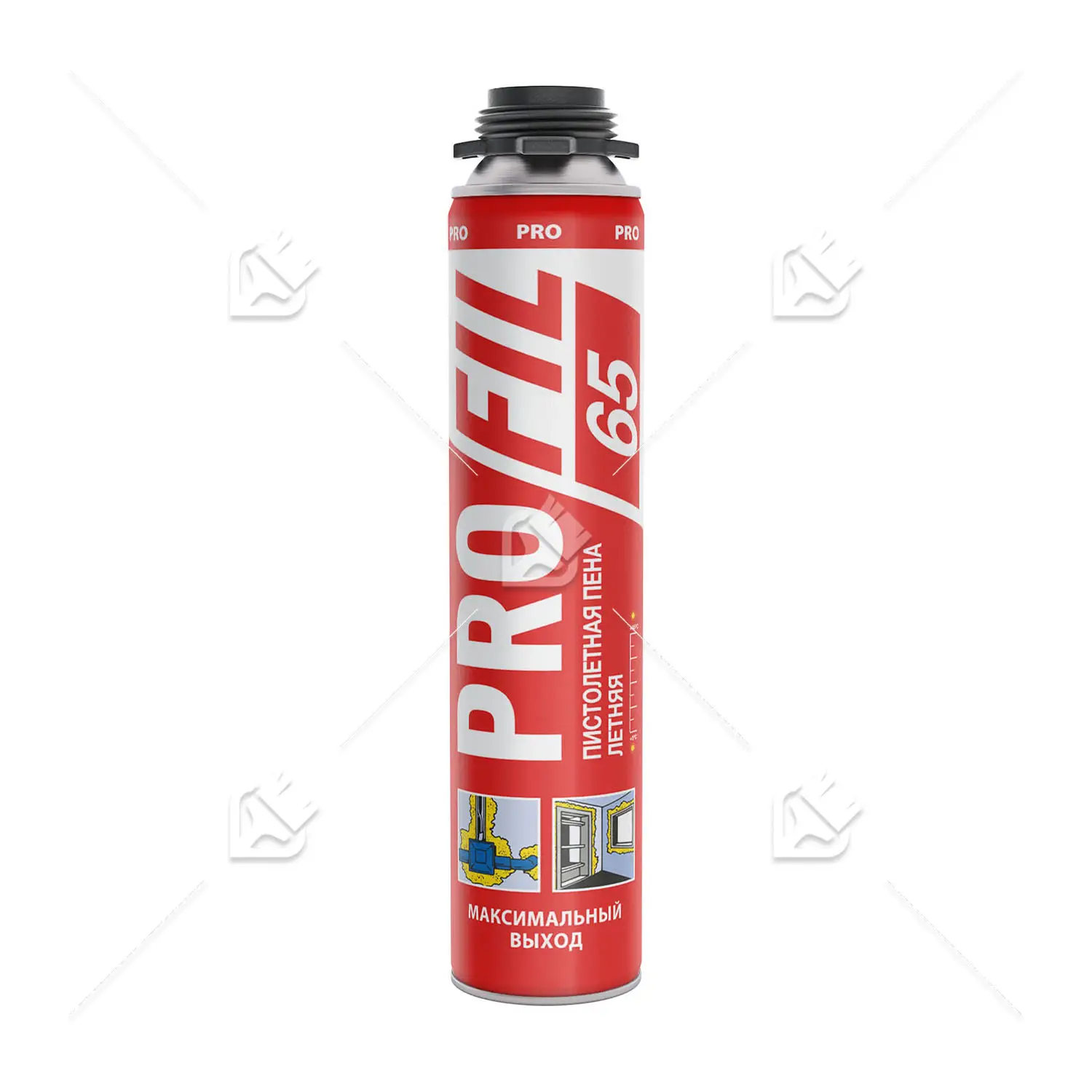 Пена профессиональная Soudal Profil 820 мл. выход 65 л