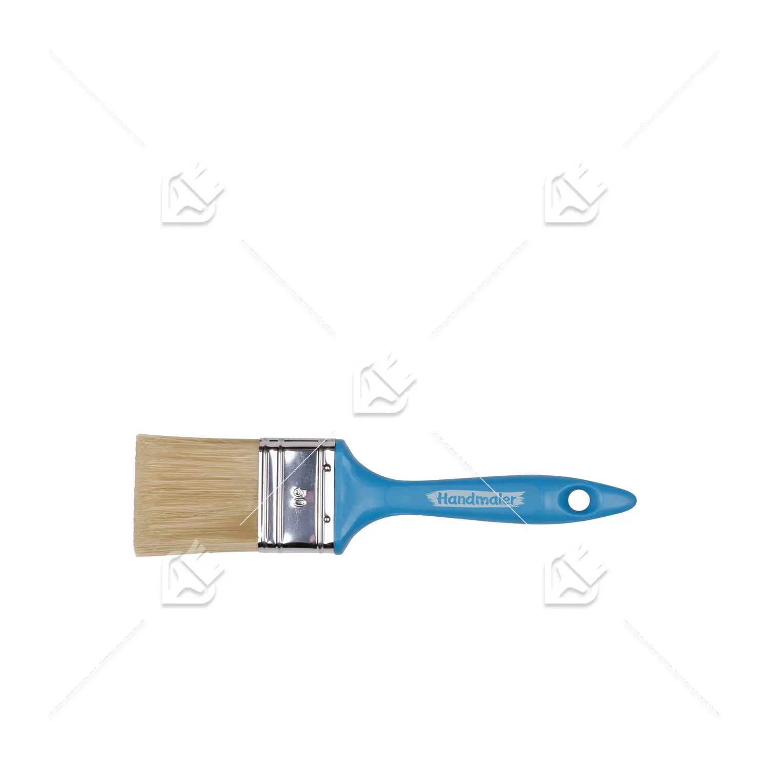 Кисть плоская Handmaler Blue искусственная щетина пластиковая ручка 50 мм.