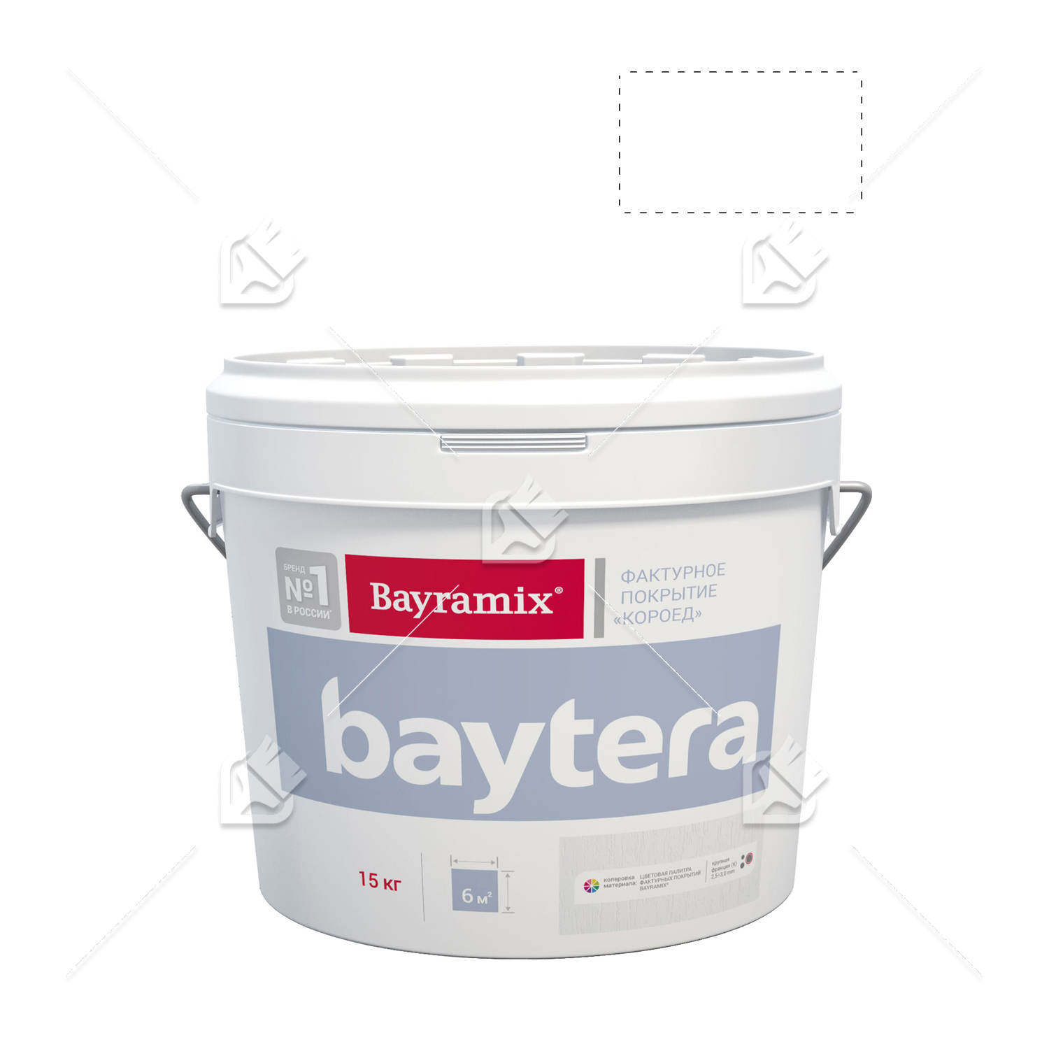 Bayramix Baytera крупная фракция (К) 2,5-3 мм,текстурное покрытие для фасадных и интерьерных работ («мокрая стена»,«короед») (15кг)