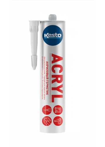 Герметик акриловый Кесто Acryl белый 310 мл
