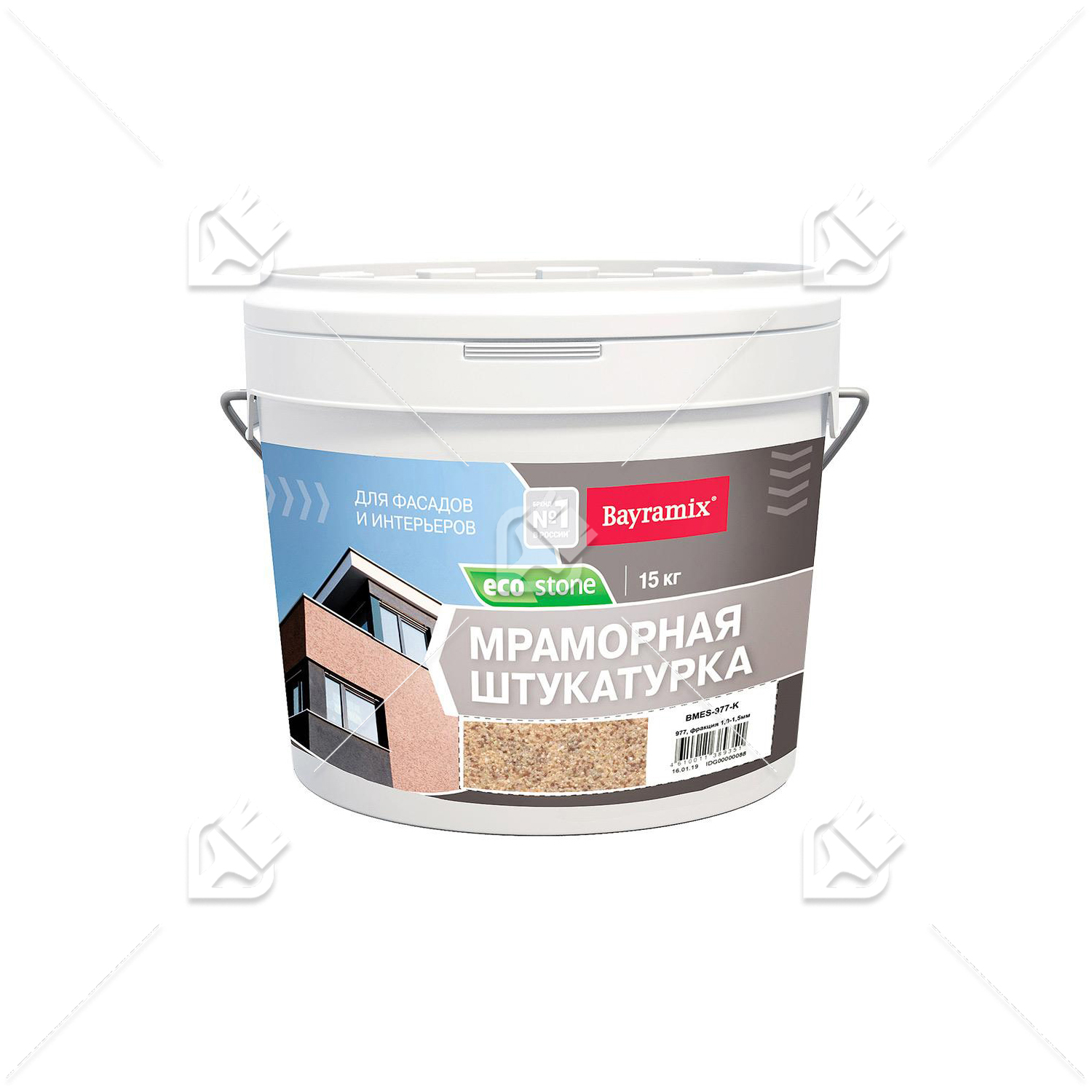 Штукатурка декоративная мраморная Bayramix Ecostone 977-K 15 кг