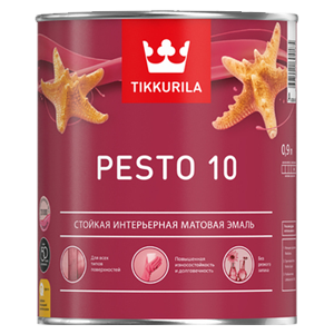 Эмаль универсальная Tikkurila PESTO 10 C матовая 0,9л