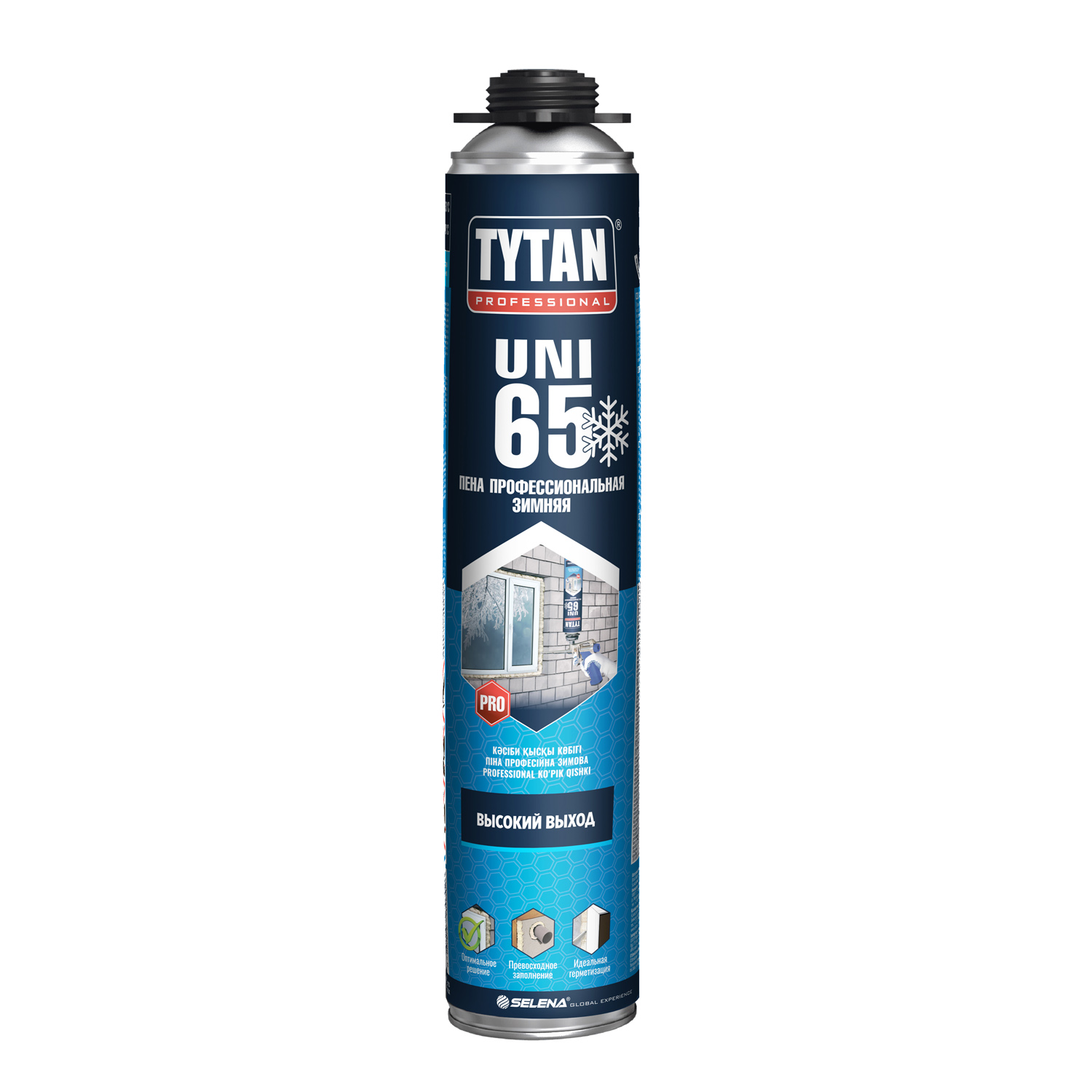 Пена профессиональная Tytan Professional 65 UNI зимняя 750 мл