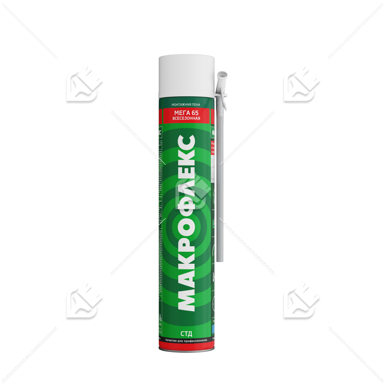 Пена стандартная Макрофлекс МЕГА 65 850 мл. выход 65 л