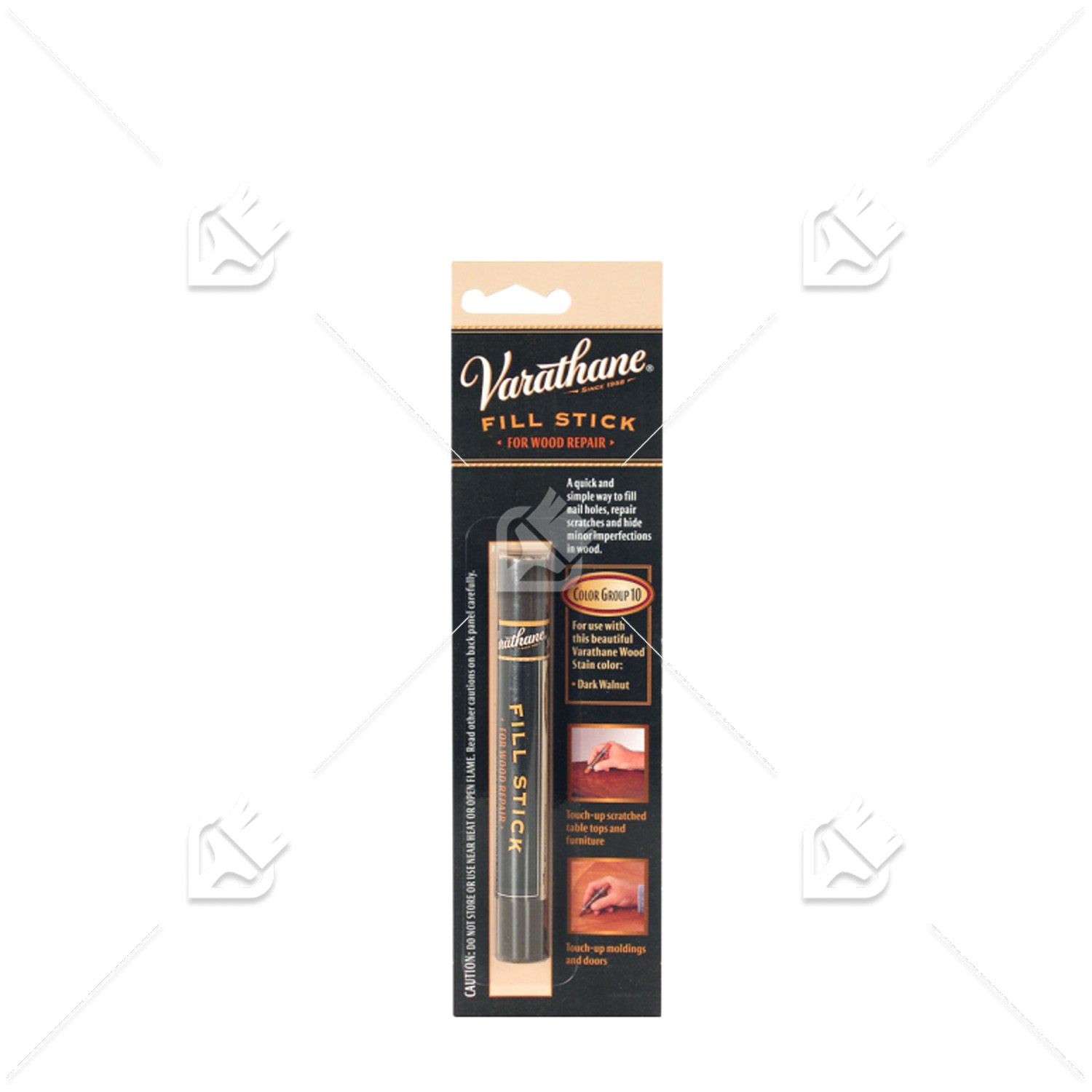 Карандаш заполняющий восковый Varathane Fill Stick №10 тёмный орех 16 г.