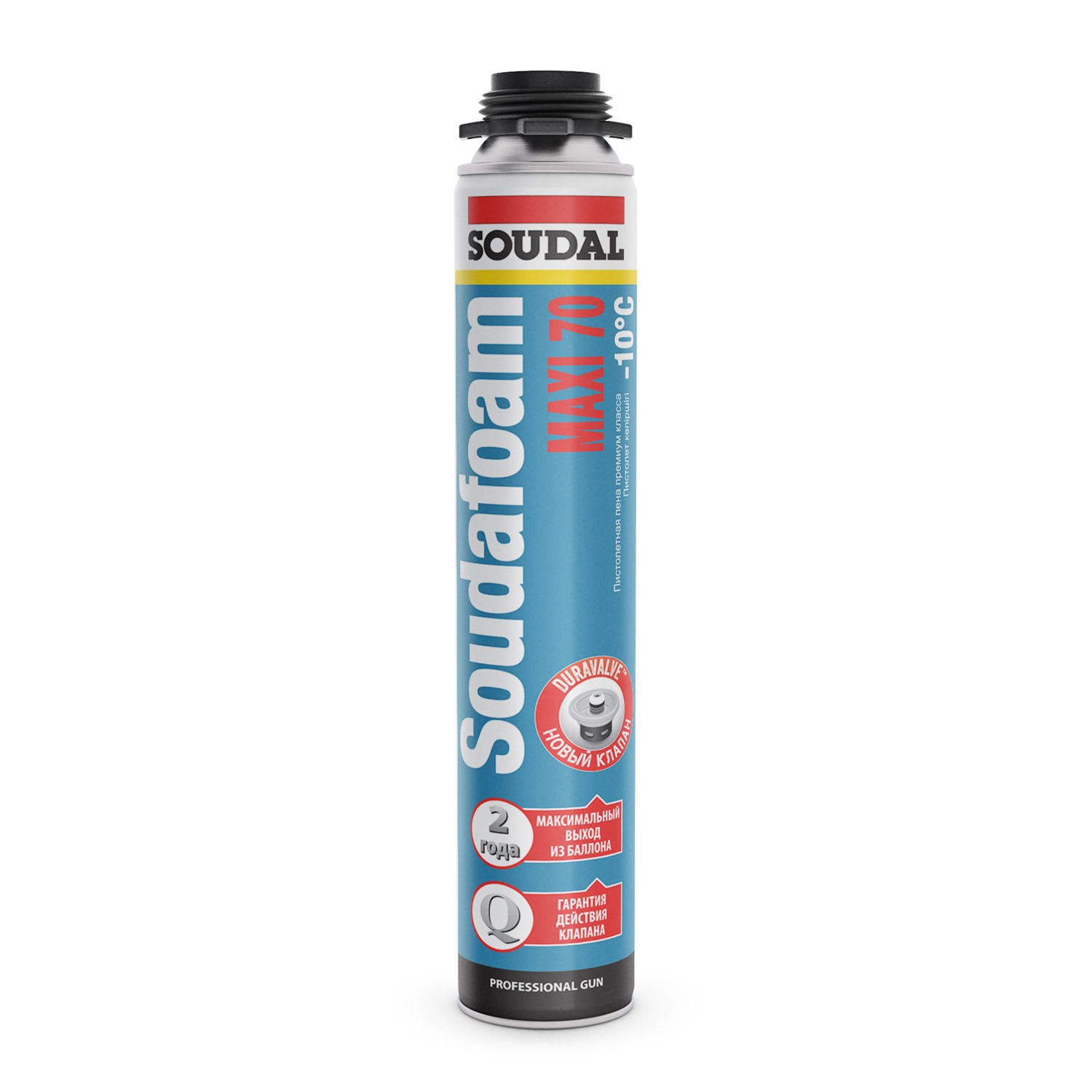 Пена профессиональная Soudal Soudafoam Maxi зимняя 870 мл