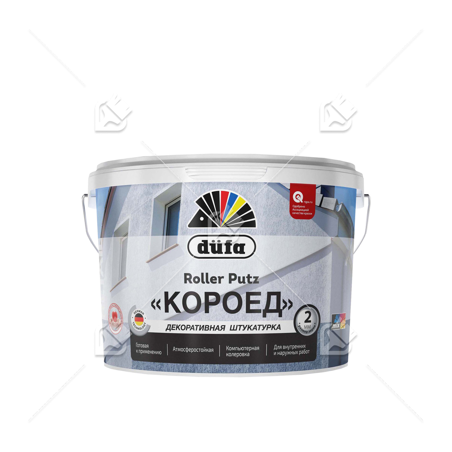 Штукатурка декоративная роллерная Dufa Retail Roller Putz матовая 25 кг.