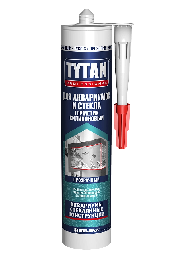 Герметик Силиконовый для Аквариумов и Стекла Tytan Professional бесцветный 280 мл