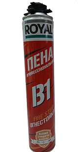 Пена профессиональная ROYAL FIRESTOP огнестойкая 750 мл.