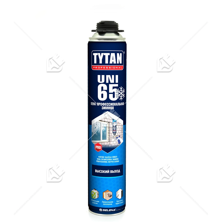 Пена профессиональная Tytan Professional 65 UNI зимняя 750 мл. выход 65 л