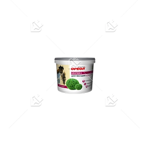 Шпатлевка для фасадов водно-дисперсионная полиакриловая влагостойкая Ореол 1,5 кг