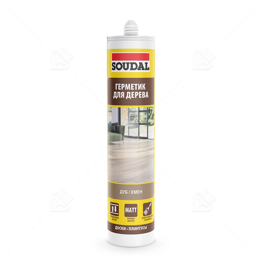 Герметик акриловый паркетный Soudal дуб 280 мл
