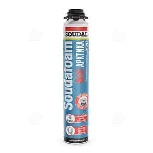 Пена профессиональная Soudal Soudafoam Maxi Арктика зимняя 870 мл