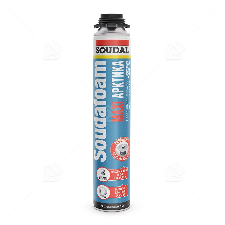 Пена профессиональная Soudal Soudafoam Maxi Арктика зимняя 870 мл