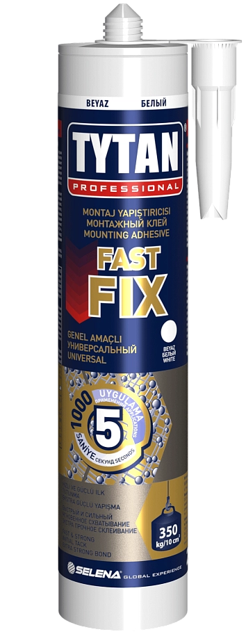 Клей гибридный монтажный  TYTAN Professional FAST Fix белый 290 мл 
