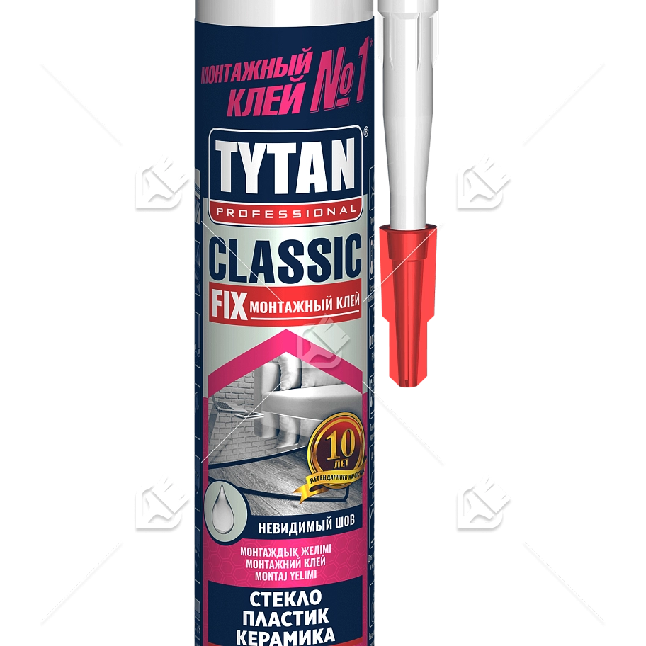Клей монтажный универсальный Tytan Professionall Classic Fix прозрачный 280 мл.