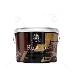 Штукатурка декоративная Dufa Creative Rustico эффект необработанного камня 15 кг