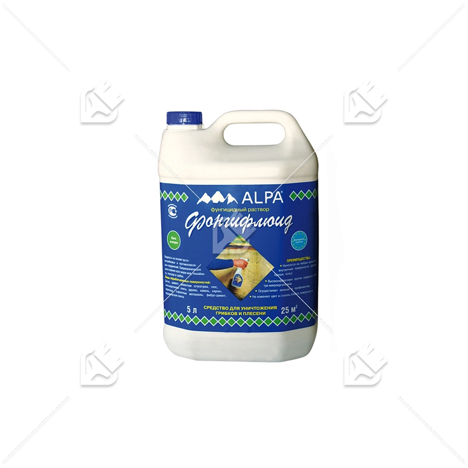 Пропитка для защиты древесины Alpa Fongifluid 5 л.