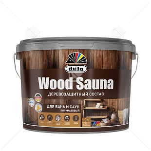 Лак для бань и саун Dufa Wood Sauna 9 л