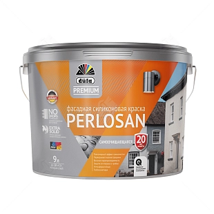 Краска фасадная силиконовая самоочищающаяся Dufa Premium Perlosan база 1 9 л
