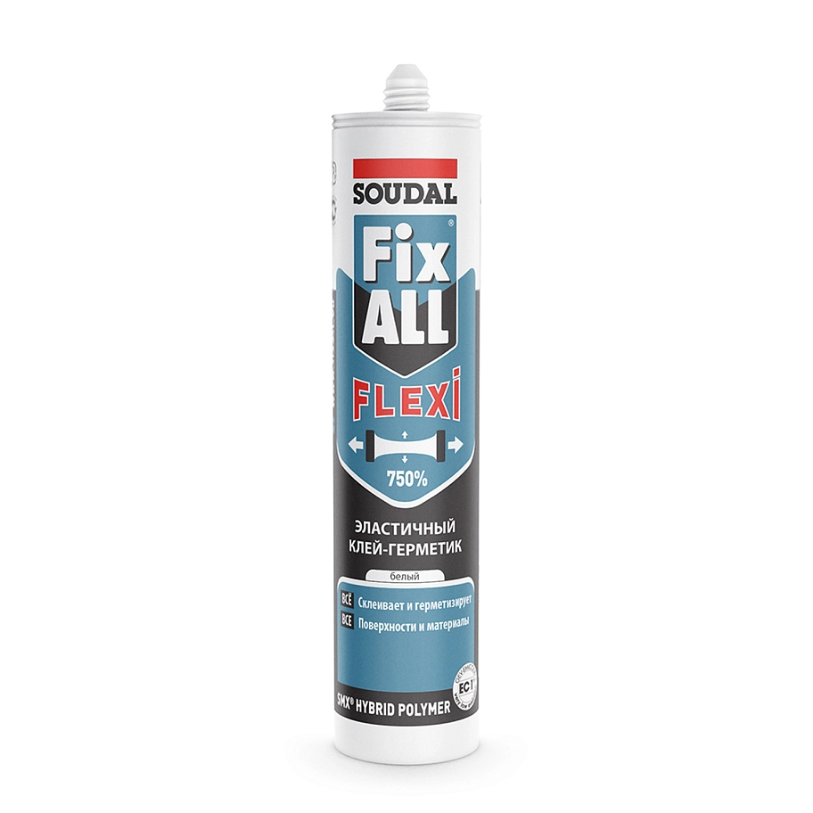 Клей-герметик универсальный Soudal Fix All Flexi белый 290 мл