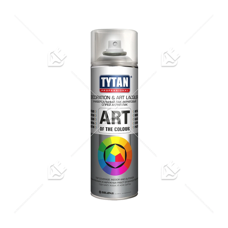 Лак универсальный аэрозольный акриловый Tytan Professional Art of the colour глянцевый 400 мл.