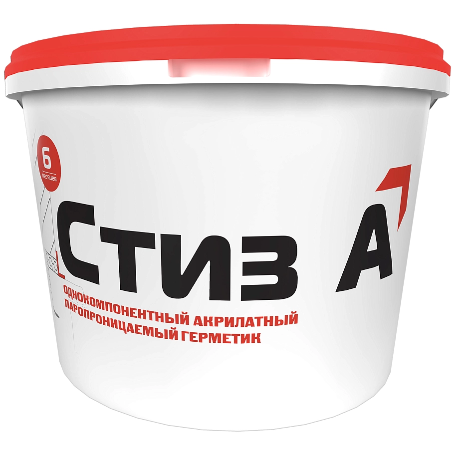 Герметик акрилатный паропроницаемый Сази Стиз А 7 кг