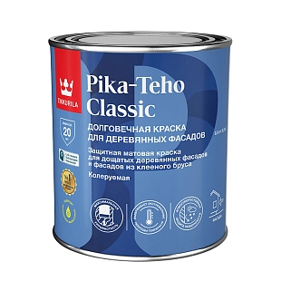 Краска для деревянных фасадов Tikkurila PIKA-TEHO CLASSIC A матовая 0,9л