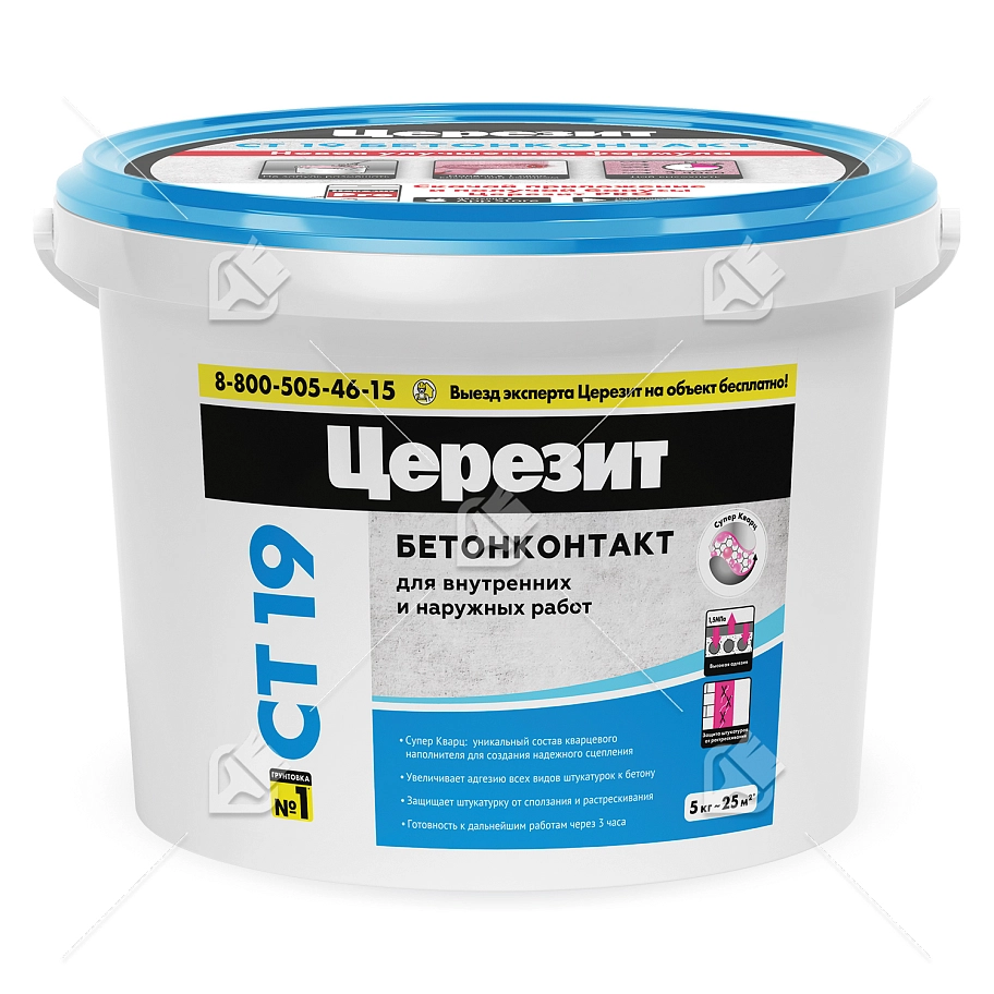 Грунт бетонконтакт Церезит СТ 19 5 кг.