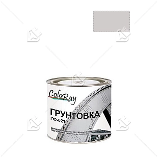 Грунт ГФ-021 по металлу и дереву Краски Черноземья серый 3 кг.
