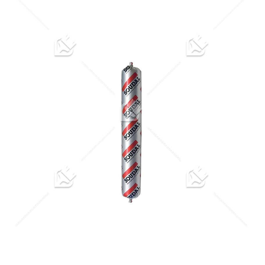 Герметик силиконовый нейтральный Soudal Silirub 2 F черный 600 мл