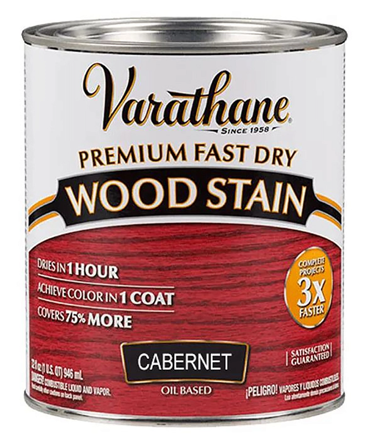 Масло тонирующее быстросохнущее Varathane Fast Dry Wood Stain каберне 0,946 л.