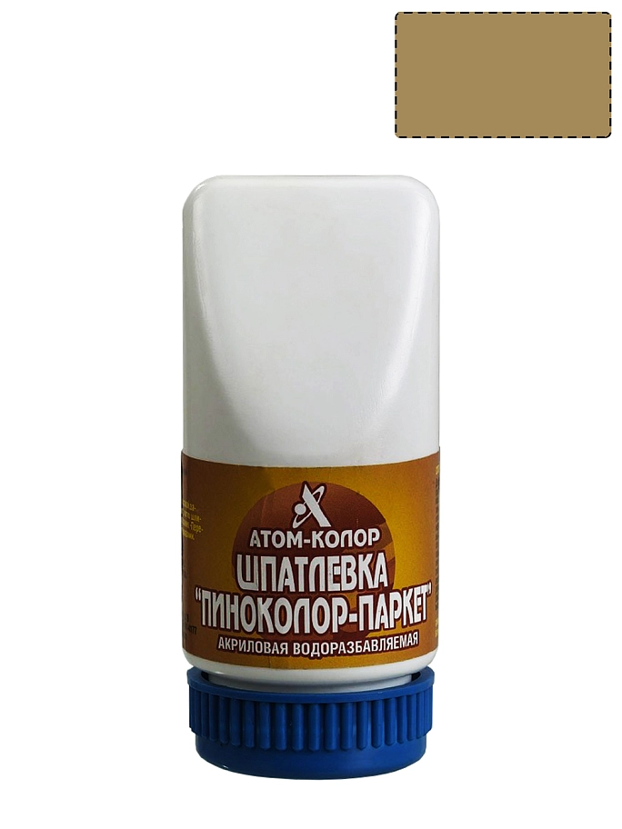Шпатлевка по дереву акриловая Атом-Колор Пиноколор дуб 0,25 кг
