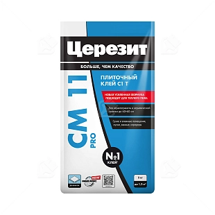 Клей для плитки для внутренних и наружных работ Церезит СМ 11 Pro 5 кг