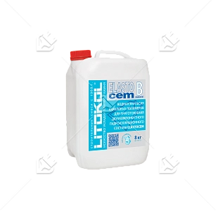 Гидроизоляция эластичная двухкомпонентная на цементной основе Litokol Elastocem компонент В 8 кг