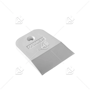 Шпатель Зубр Мастер резиновый, белый 60 мм.