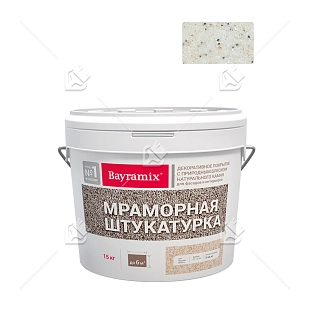 Штукатурка декоративная мраморная Bayramix Magnolia White-K 15 кг.