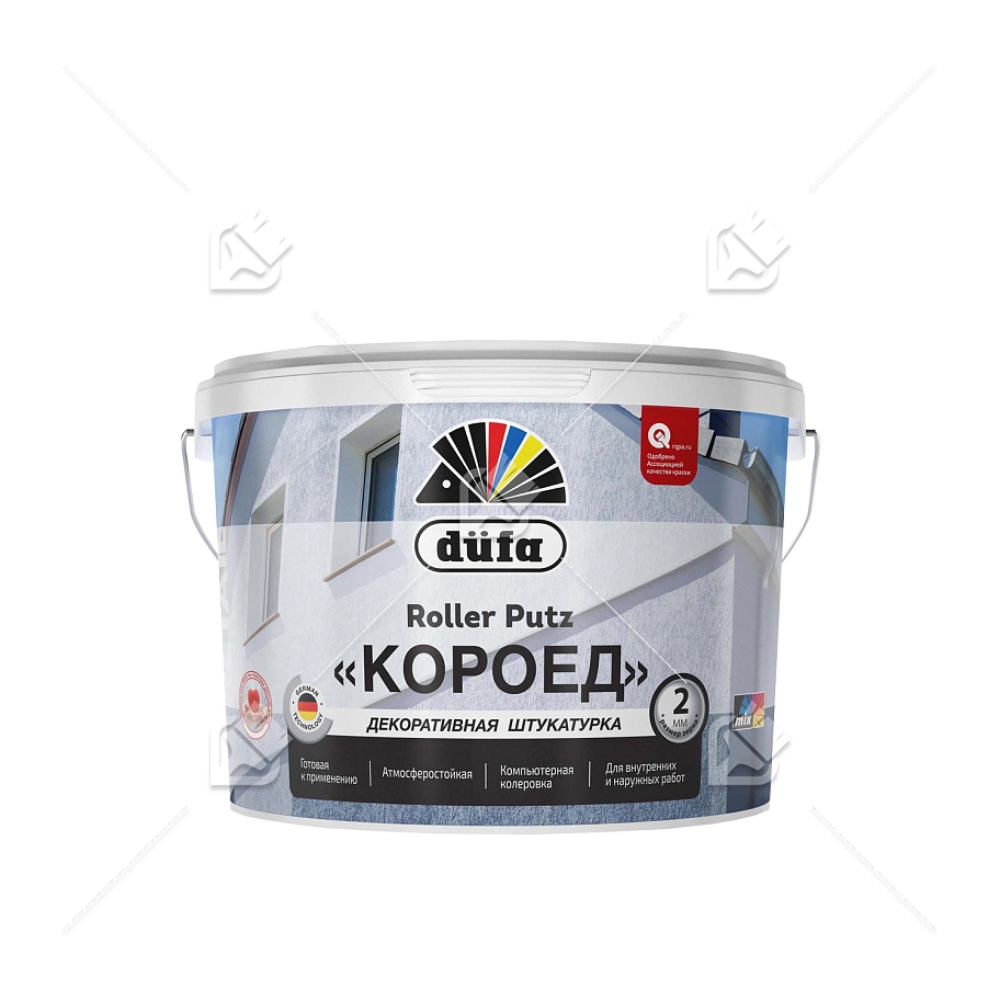 Штукатурка декоративная роллерная Dufa Retail Roller Putz матовая 25 кг.