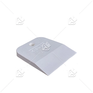 Шпатель Зубр Мастер резиновый, белый 80 мм.